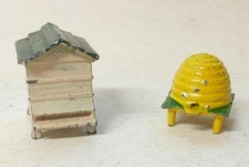 JOHILLCO AND BARRETT & SONS VINTAGE LEAD FARM BEEHIVES- 1940/50'S
