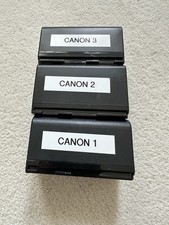 Batteries X 3 for Canon XF300 XF305 Etc BP-975 BP-955 BP-925 BP-950G