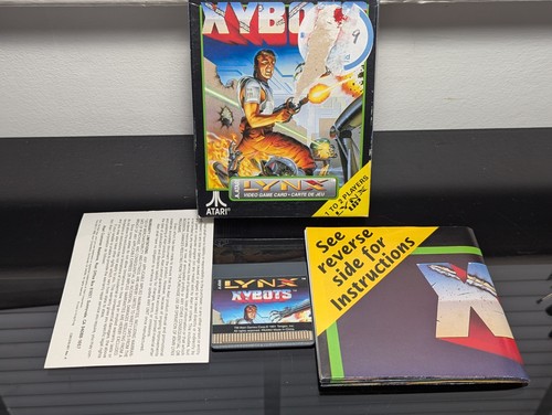 Atari lynx xybots boxed - lynx,