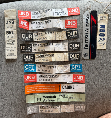 Vintage airline luggage - 13,