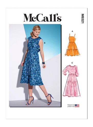 Mccall sewing pattern - mccall's, 8321
