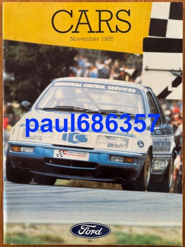Ford cars november 1985 - ford,