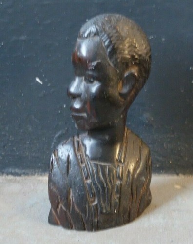 Carved ebony black hardwood - carved,