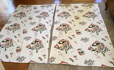 Barkcloth Fabric Drapes 2