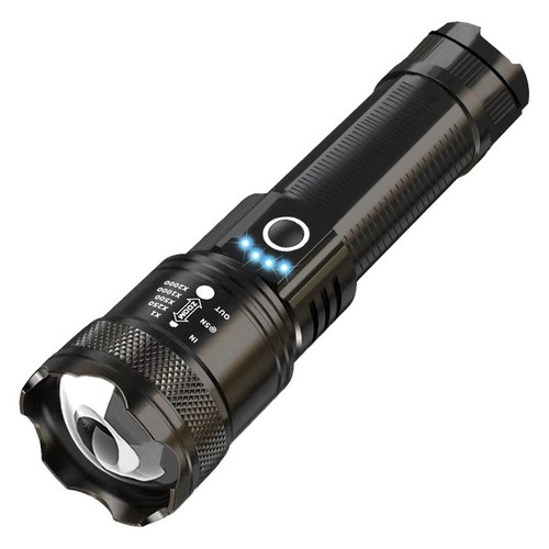 Led flashlight zoomable beam - flashlight,