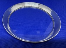 Beautiful Solid  Sterling Silver 925 Glass Tray