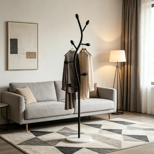 Metal coat rack stand - coat,