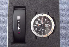 SONY x Evangelion NERV ONLY Wena Wrist Active Smartwatch WNW-SA-NERV/S Working