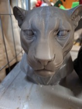 Big Cat Bust – Sleek Grey