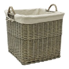 JVL Willow Log Basket with