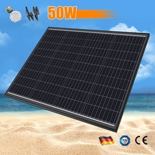 50W Full Black Fixed Solar