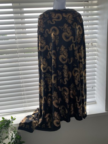 Metres black silk - black, fabric