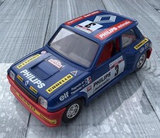 Bburago renault maxi - maxi, turbo