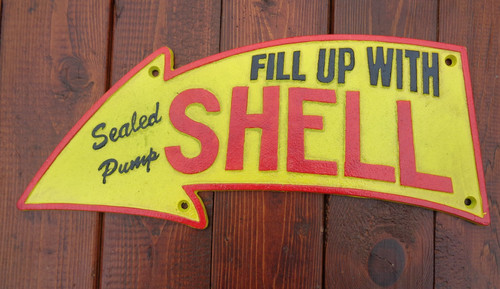Cast iron fill with shell - iron,