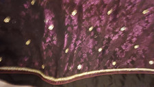 Beautiful Purple & Black With Blouse  Indian Women Party Wear 