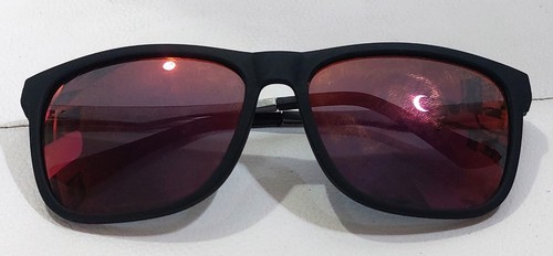 Polarized sunglasses black red - black,