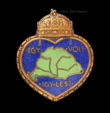 Post WW1 Hungary Hungarian Anti Treaty of Trianon Political Enamel Lapel Badge