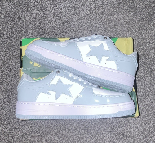 Bathing ape bapesta grey - ape, low