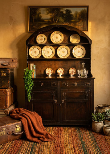 Vintage dutch dresser display - dresser,