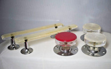 Vintage Retro Lucite Perspex Cabinet Door Knobs & Handles