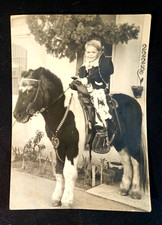 1949 Vtg REAL PHOTO Boy Full