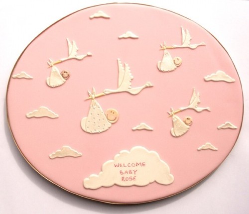 Stork baby set patchwork - stork,