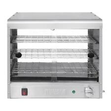 Buffalo Pie Cabinet Stainless Steel Heating Display 350W - Capacity 30 Pastries