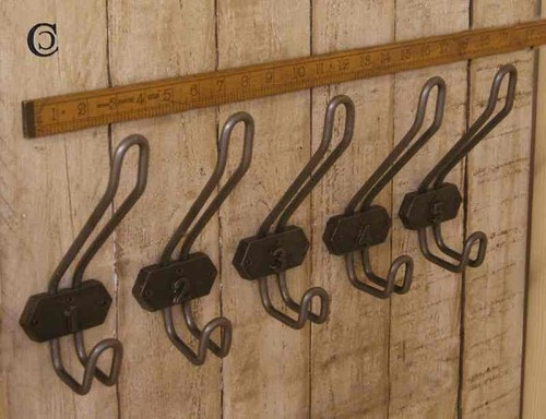 Iron wire school coat hook - iron,