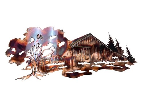 Copper plated barn - copper-plated,
