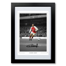 THIERRY HENRY ARSENAL LEGEND SIGNED POSTER PRINT PHOTO AUTOGRAPH SHIRT GIFT