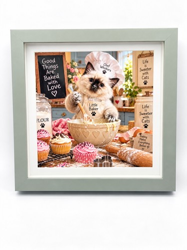 Funny ragdoll print framed - ragdoll,