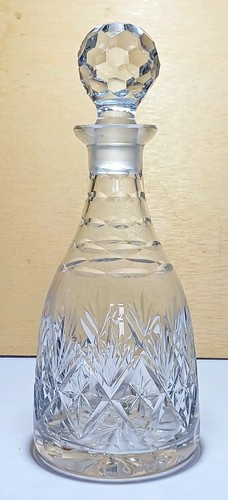 Tutbury crystal decanter 26cm - tutbury,