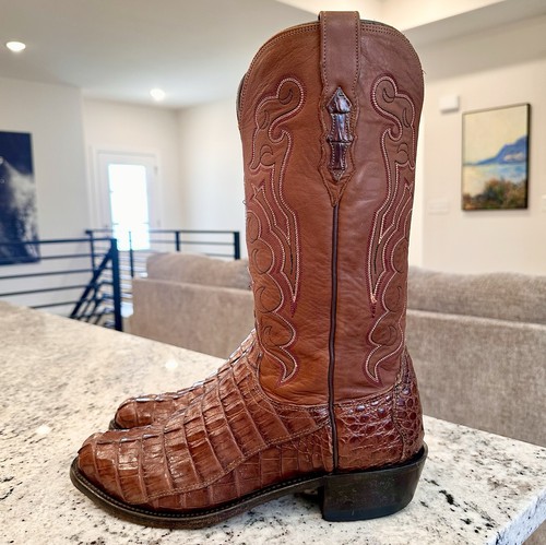 Lucchese 1883 caiman boots 5 - lucchese,