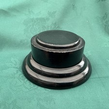 Antique Wooden Trophy Base Black Ebonised Display Stand For Dome, Figure, trophy