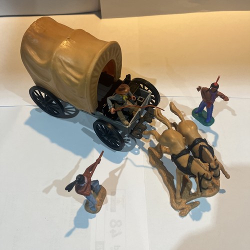 Timpo vintage chuck wagon and - timpo,
