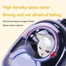 Cat Travel Backpack Carrier Airline Approved Astronaut Pet Bag Transparent