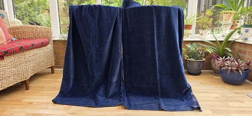 Vintage blue cotton - vintage, velvet
