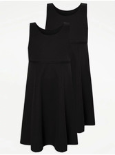 GIRLS x 2 Jersey Pinafore