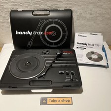 Turntable: Vestax handy trax usb Portable record player Black used tested JAPAN