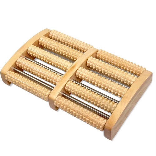 Wooden foot massage roller - foot,