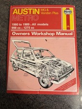 Austin Metro MG & Vp 1980 -