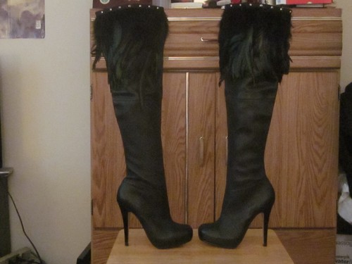 Topshop barley black leather - topshop,