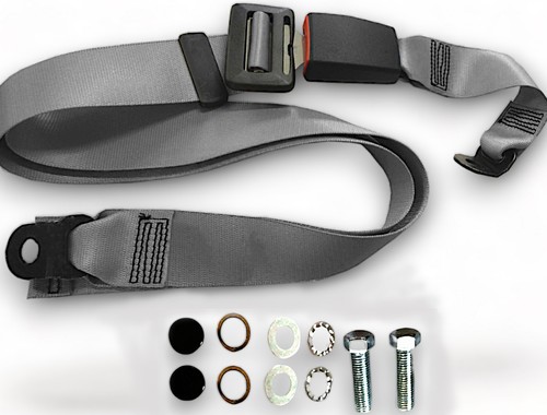 Static seat belt - gray, 50