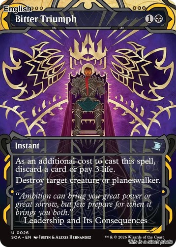 Bitter triumph soa - -,