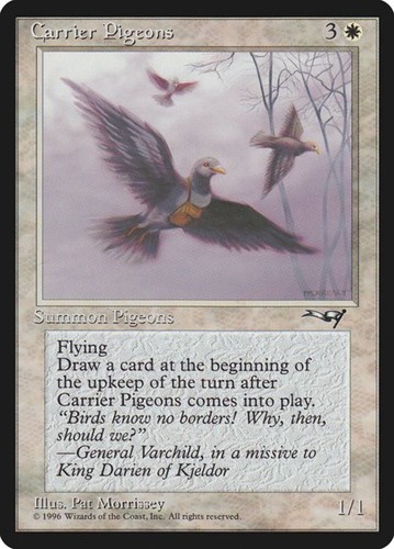 Carrier pigeons - carrier,