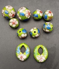 Wholesale Vintage Round Fashion Cloisonne bracelet Handmade Beads DIY Jewelry