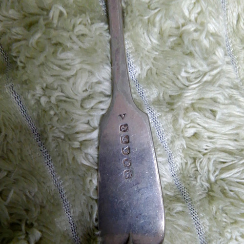 Silver plated spoon solid - silver,