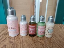 L'Occitane Shampoo, Conditioner & Cherry Blossom Body Lotion Travel Size