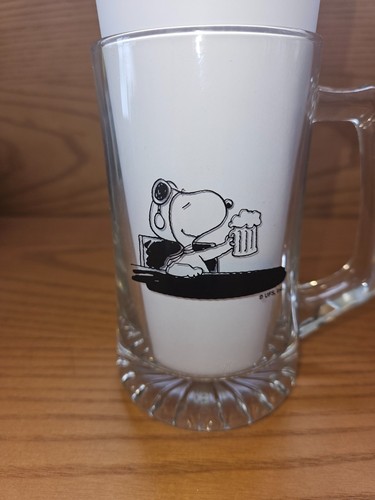 Snoopy beer mug - snoopy,