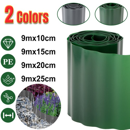 Flexible plastic garden border - garden,